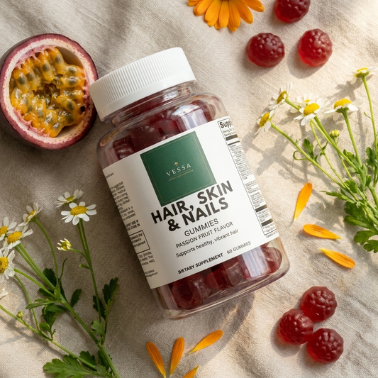 Hair, Skin & Nails Gummies — Passion Fruit