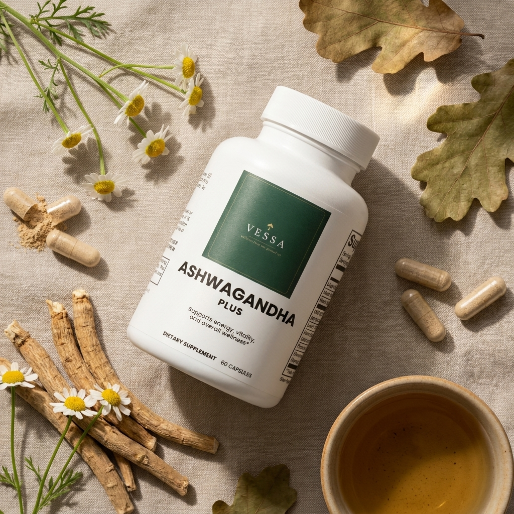 Ashwagandha Plus — Stress, Energy & Vitality Support (60 Capsules)