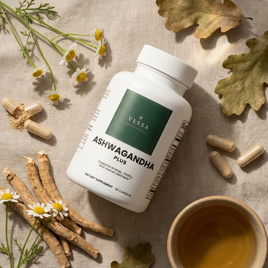 Ashwagandha Plus — Stress, Energy & Vitality Support (60 Capsules)