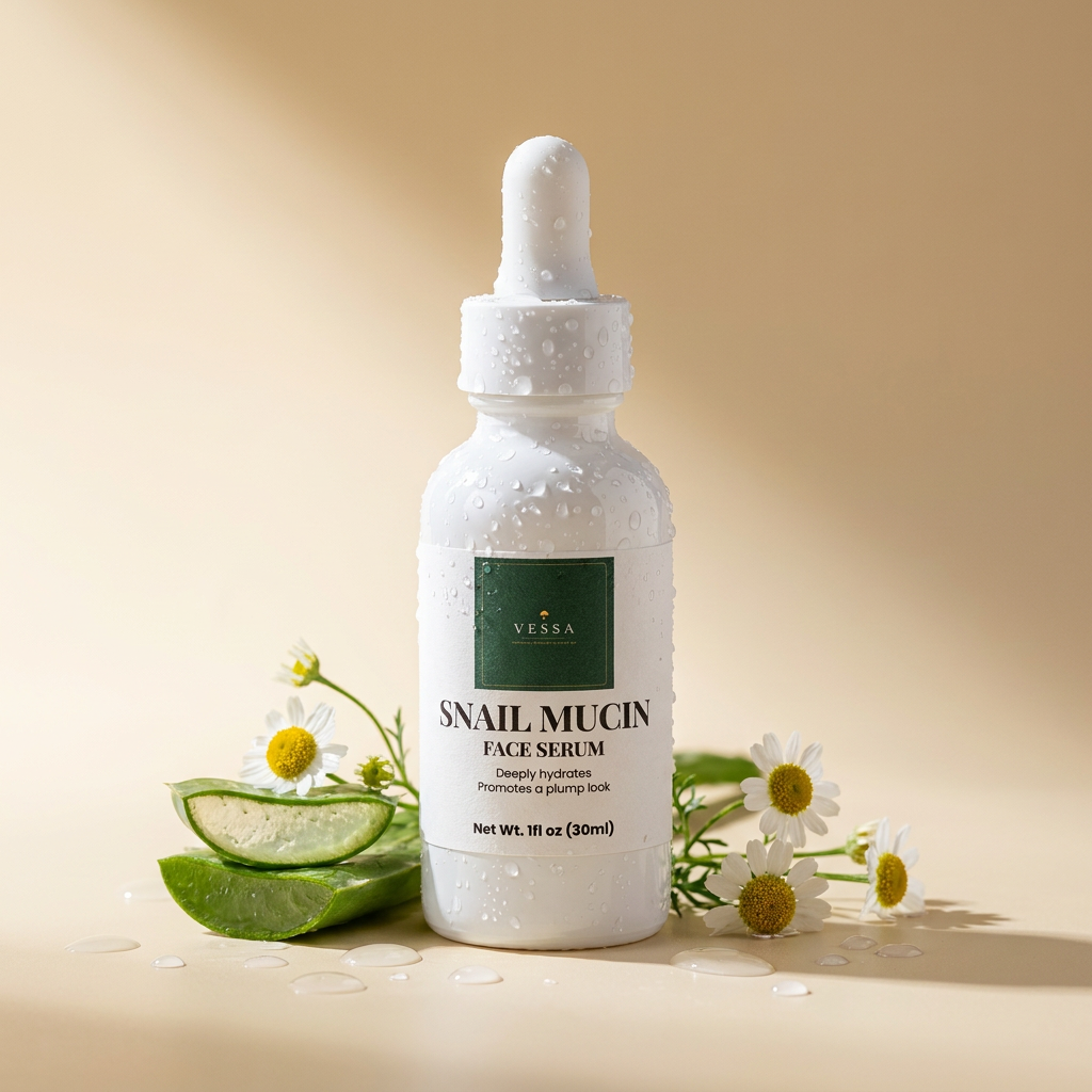 Snail Mucin Face Serum — Deeply Hydrating