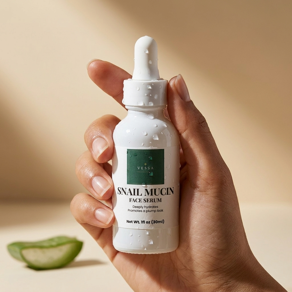 Snail Mucin Face Serum — Deeply Hydrating